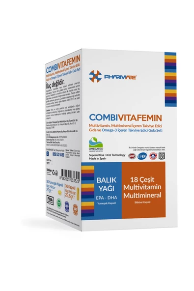 pharmare COMBIVITAFEMIN 30 KAPSUL