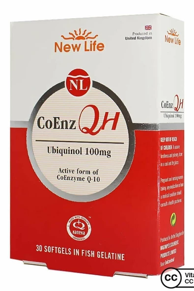 New Life Coenz Qh Ubiquinol 30 Kapsül