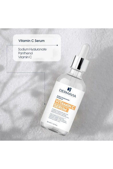 Dermavia Aydınlatıcı Leke Karşıtı Vitamin C Serumu 30 Ml Parlak Dayanıklı Görünüm - 2