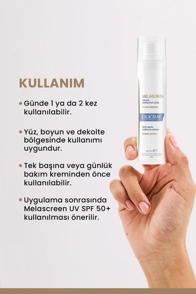 Ducray Melascreen Koyu Leke Karşıtı Aydınlatıcı Etkili Serum 40 ml - Resim 3