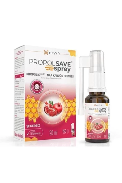 Propolsave Propolis Nar Eksteresi Içeren Sprey 20 ml