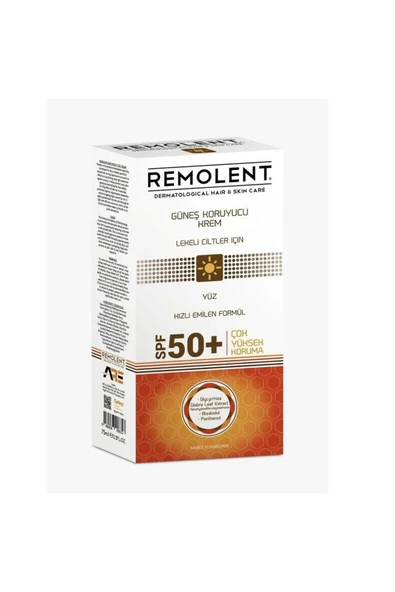 Remolent Güneş Kremi Lekeli Ciltler Spf50 75ml