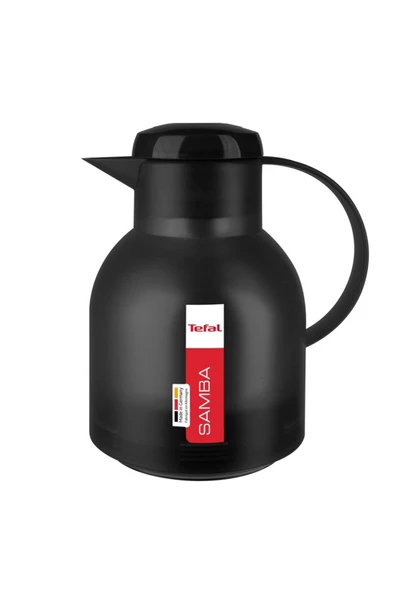 Tefal BPA Free Samba Termos Siyah 1L Isı Yalıtımı 1 L Siyah 12 saat İçecek Paslanmaz Çelik Kamp