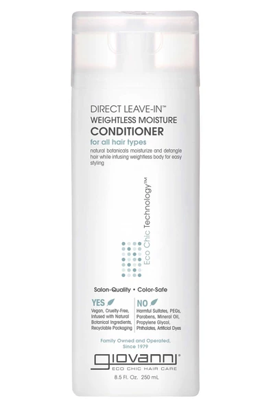 Giovanni Hafif Nemlendirici Durulanmayan Saç Kremi 250ML