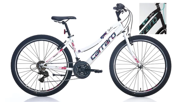 Carraro Speed 262 V Fren 21 Vites 26 Jant Dağ Bisikleti Siyah Turkuaz Beyaz - Resim 2