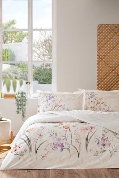 Özdilek White Lilly Çift Kişilik Nevresim Takımı 4568