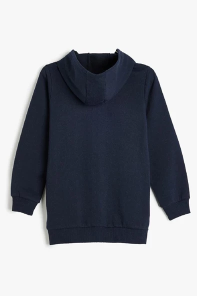 Koton Lacivert Çocuk Düz Sweatshirt - 2