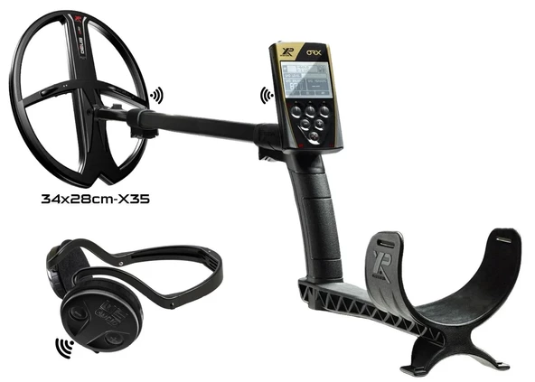 XP ORX Define Dedektörü - Ana Kontrol Ünitesi WSA Kablosuz Kulaklık 34x28cm X35 Başlık ile ürün görseli 1