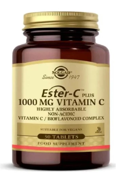 Solgar Ester-c Plus 1000mg 30 Tablet