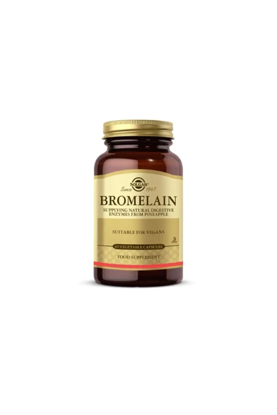 Solgar Bromelain 150 Mg 60 Kapsül