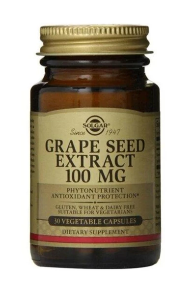 Solgar Grape Seed Extract 100 Mg 30 Kapsül
