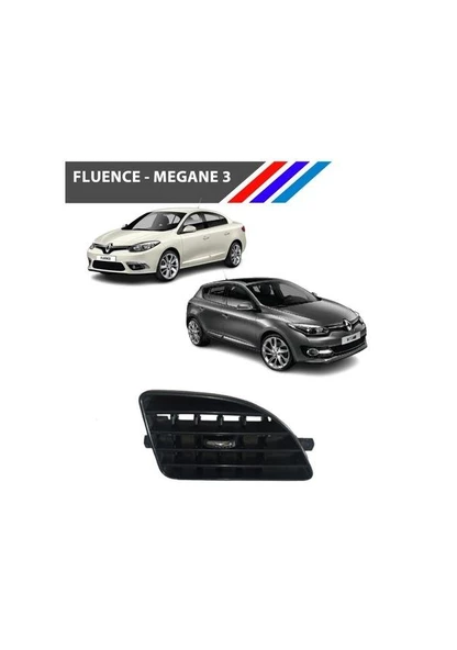 Fluence-Megane 3 Havalandırma Izgarası Sol Köşe Yan Krom Uçlu 687616094R - M3746 - 4
