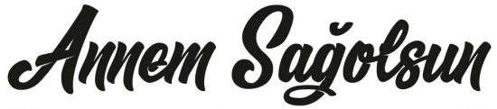Annem Sağolsun Yazı Sticker 56 x 12 cm