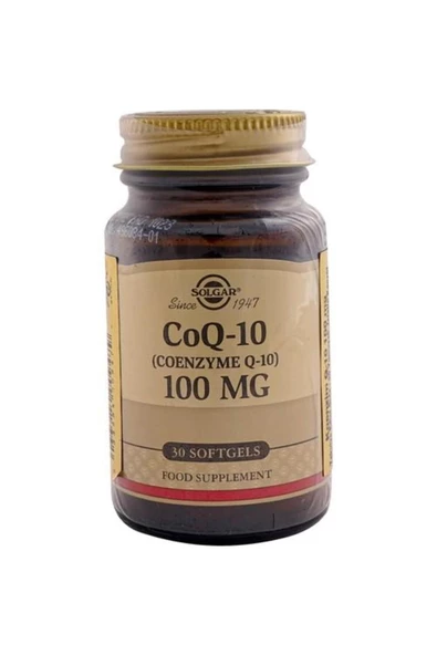 Solgar Coenzyme Q-10 100 Mg 30 Softjel
