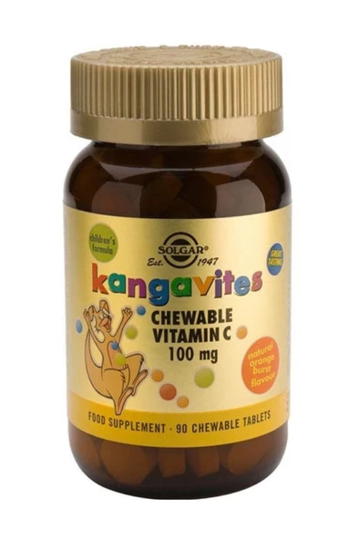 Solgar Kangavites Vitamin C 100 Mg 90 Tablet ürün görseli 1