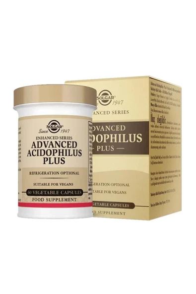 Solgar Advanced Acidophilus Plus 60 Kapsül ürün görseli 1