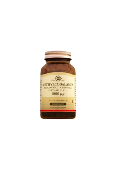 Solgar Methylcobalamin 1000 Mg Dilaltı 30 Tablet ürün görseli 1