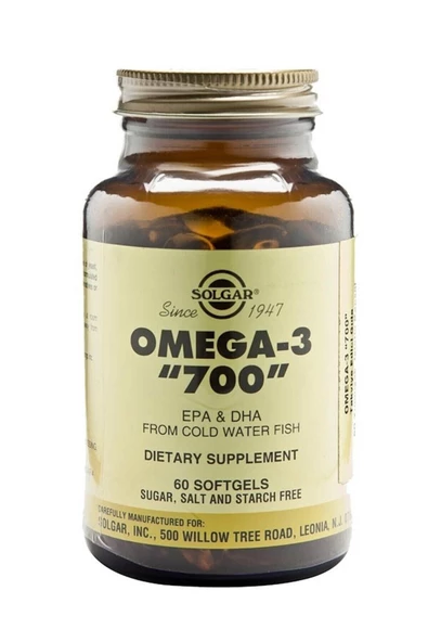 Solgar Omega-3 700 Mg 60 Kapsül ürün görseli 1