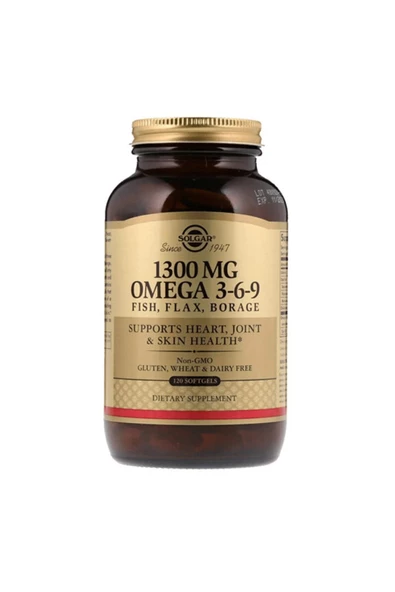 Solgar Efa 1300 Mg Omega 3-6-9 60 Softgel ürün görseli 1