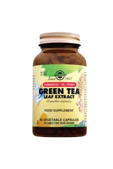 Solgar Green Tea 60 Kapsül