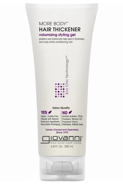 Giovanni More Body Saç Kalınlaştırıcı ve Hacimlendirici Şekillendirici Jel 200ML