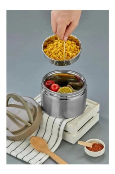 Cooker Çelik Yemek Termosu 1.1 L Yk1438 - 5