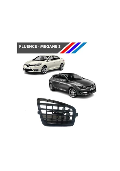 Fluence - Megane 3 Havalandırma Izgarası Orta Sağ Taraf Krom Uçlu 682606038R M3747 - 4