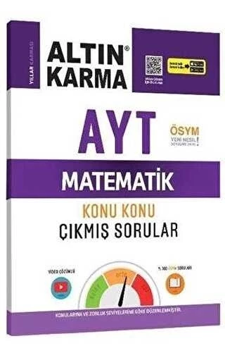 Altın Karma Yayınları Altın Karma AYT Matematik Konu Konu Çıkmış Sorular