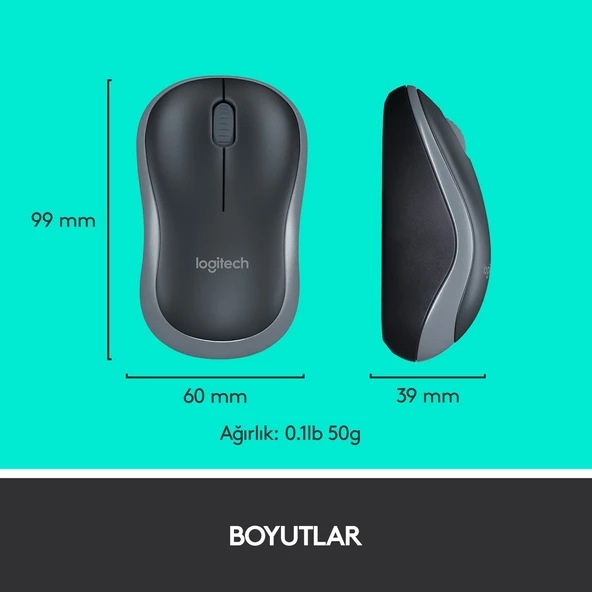 Logitech MK270 Kablosuz Klavye Mouse Set (920-004525) - 8