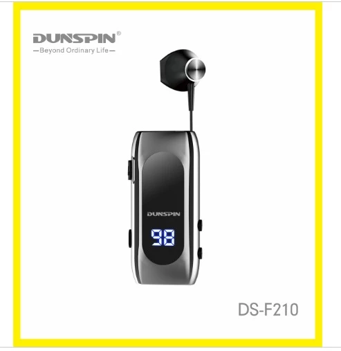 Dunspin DS-F210 Led Ekranlı Makaralı Bluetooth Kulaklık – 25 Saat Kesintisiz Kullanım - 5