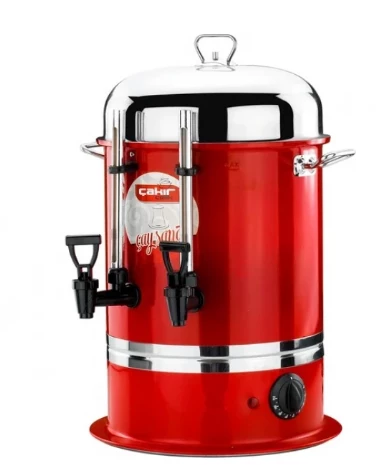 Çakır Mutfak 50 Bardak Endüstriyel Çay Otomatı (Kırmızı) - 2