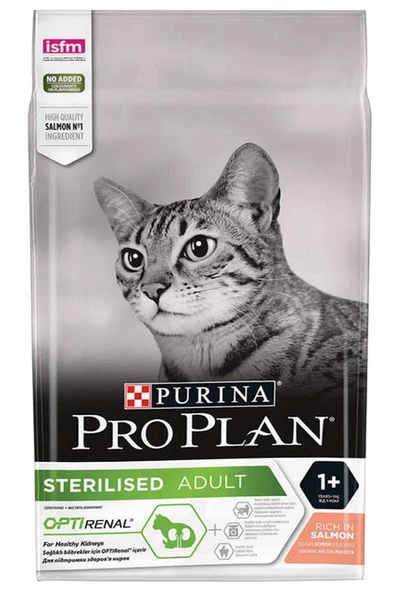 Pro Plan Kısırlaştırılmış Somonlu Kedi Maması 10 Kg