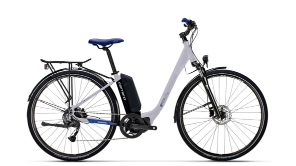 Carraro E-Time Easy HD Fren 9 Vites 28 Jant Elektrikli Şehir Bisikleti Mat Gümüş Siyah 45 Kadro