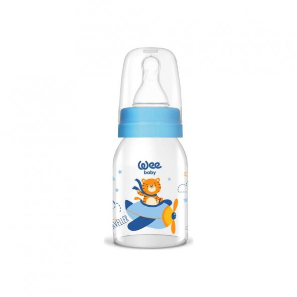 Wee Baby 877 Cam Biberon 125 ml - Mavi / Bpa Içermez - Resim 2