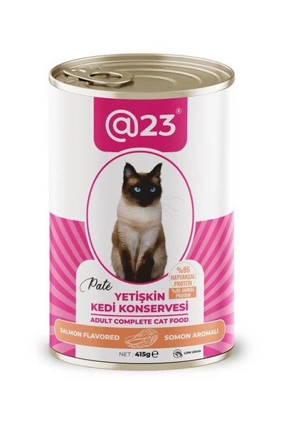 23 Yetişkin Kedi Konservesi Somon Aromalı 415 g