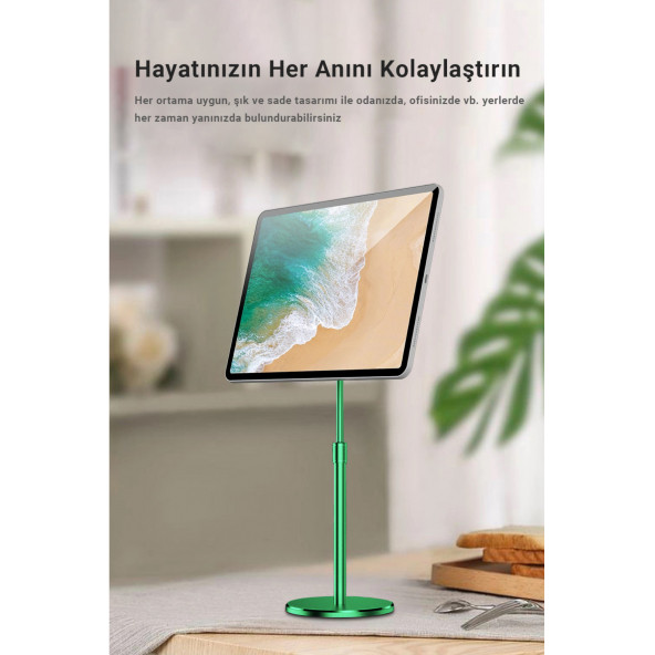 Mühlen PH058 Ayarlanabilir Ergonomik Manyetik Telefon Standı Green - 5