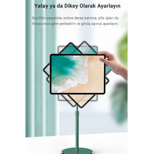 Mühlen PH058 Ayarlanabilir Ergonomik Manyetik Telefon Standı Green - 8