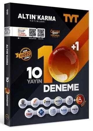 Altın Karma Yayınları 2025 TYT 10+1 Deneme Seti YENİ