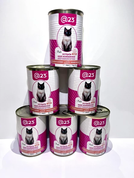 @23 Yetişkin Kedi Konservesi Somon Aromalı 415 g x 6 adet