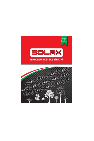 SOLAX Motorlu Testere Zinciri 3/25-36 Diş Köşeli 1.5mm