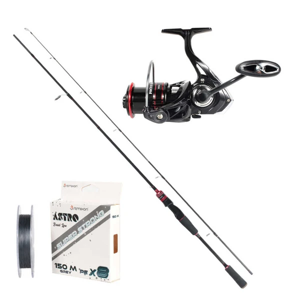 REMIXON FOCUS RD 2.40M 5-35GR 2P KAMIŞ+RD3000M 5+1BB MAKARA, SET  Standart Standart