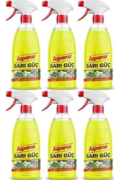 ASPEROX Sarı Güç Çok Amaçlı Ultra Temizleyici 6 X 1 L