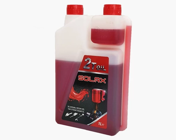 SOLAX 2t 2 Zamanlı Motor Yağı Ölçekli 1 Lt (Bahçe Makinaları)