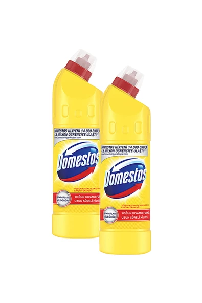 Domestos Limon Ferahlığı Çamaşır Suyu 750 ml , 2 adet