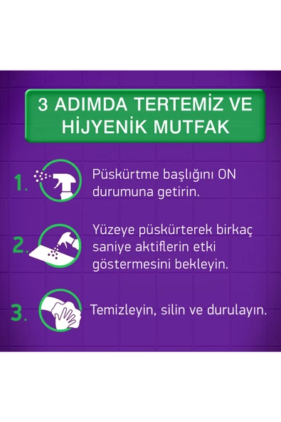 Cillit Bang Mutfak Temizleyici Yağ, Kir Ve Kireç Sökücü Sprey 750ml - 4