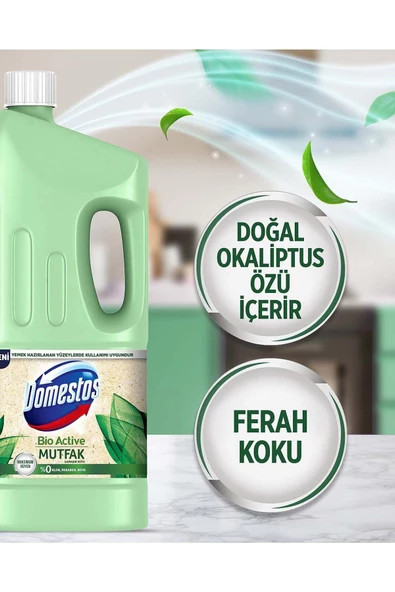 Domestos Çamaşır Suyu Bio Active Mutfak 1850 ml - 5