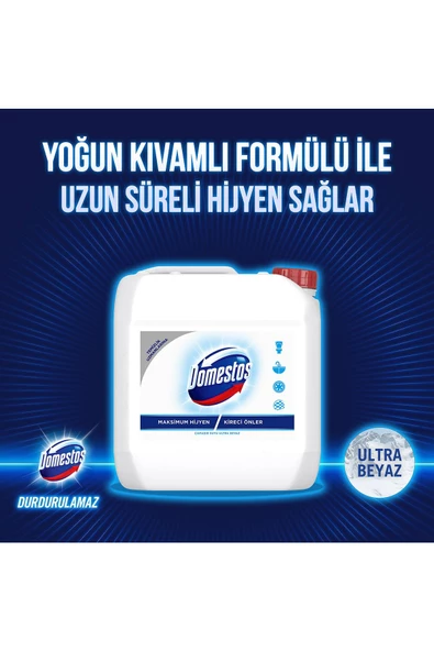 Domestos Çamaşır Suyu Kar Beyazı 3240 ml - 3