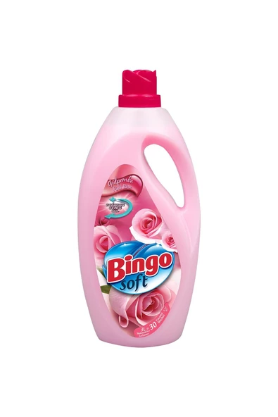 Bingo Soft Gülpembe Çamaşır Yumuşatıcısı 3 l