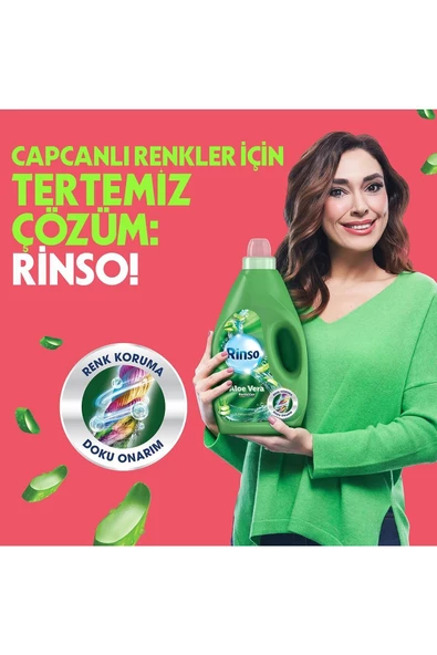 Rinso Sıvı Deterjan Aloe Vera Renkliler İçin Sıvı Deterjan 3LT - 3