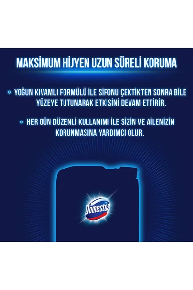Domestos Çamaşır Suyu Kar Beyazı 3240 ml - 5